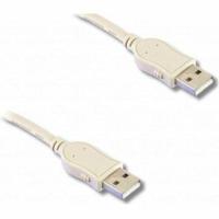Lineaire pcusb210 °C kabel USB 2.0 type A stekker/A stekker 1,80 M, beige