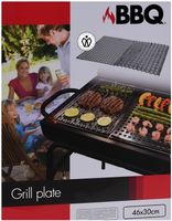 Barbecue RVS grillplaten - 2 stuks - thumbnail