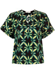 Ulla Johnson blouse Rosie à fleurs - Noir