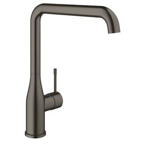 Keukenkraan Grohe Essence Mengkraan met Hoge Uitloop Hard Graphite Geborsteld