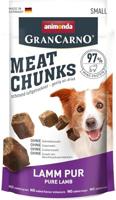 Grancarno Anionda Meat Chunks Lamm Pur (60 g), puur vlees premium hondensnack van animonda voor kleine volwassenen honden, graanvrije hondensnacks voor volwassen honden