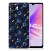 TPU bumper voor OPPO A77 | A57 5G Voetbal - thumbnail