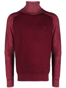 ETRO pull brodé à col roulé - Rouge