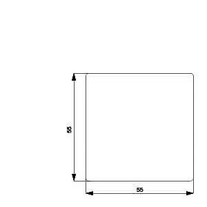 Siemens 5TG6221 veiligheidsplaatje voor stopcontacten Meerkleurig