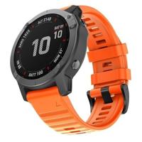 By Qubix - Siliconen bandje - Oranje - Compatible met Garmin Fenix 8-51mm - Compatible Garmin bandje