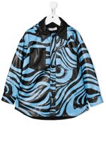 Philosophy Di Lorenzo Serafini Kids imperméable à imprimé graphique - Noir