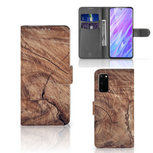 Samsung Galaxy S20 Book Style Case Tree Trunk