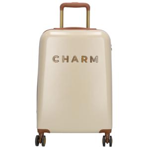 Charm London Travel Handbagage Koffer 55 Beige