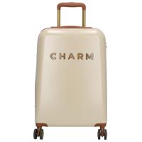 Charm London Travel Handbagage Koffer 55 Beige - thumbnail