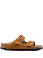 Birkenstock sandales Arizona SFB en daim - Marron - thumbnail