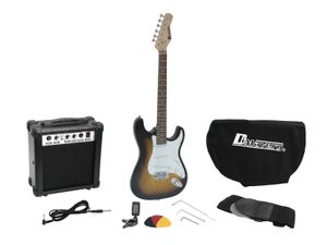 DIMAVERY EGS-1 Electric guitar set, sunburst