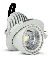 V-tac Inbouwspot VT-2933 led 2650 lumen 16,5 cm aluminium wit