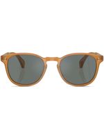 Oliver Peoples lunettes de soleil Finley Esq à monture ronde - Marron