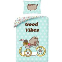 Pusheen Dekbedovertrek Good Vibes - thumbnail