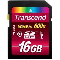 Transcend SDHC 16GB Class10 UHS-I 600x Ultimate - thumbnail