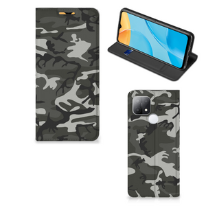 OPPO A15 Hoesje met Magneet Army Light