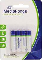 MediaRange ACCU Micro Batterijen (4) 1, 2V MRBAT120 HR03 Oplaadbaar AAA