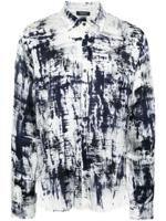 Avant Toi Overhemd met abstracte print - Beige
