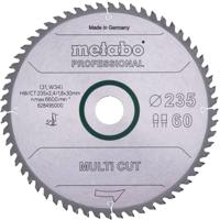 Metabo 628495000 Cirkelzaagblad 235 x 30 x 2.4 mm Aantal tanden: 60 1 stuk(s)