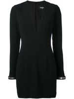 DSQUARED2 robe à col v - Noir