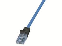LogiLink CAT.6a netwerkkabel CPP015, U/UTP, 10G, PoE, HDBT, blauw, 20 m