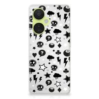 Silicone Back Case OnePlus Nord CE 3 Lite Silver Punk - thumbnail