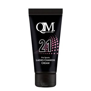 Qm QM Sportscare 21 tube Ladies Chamois Cream 150ml