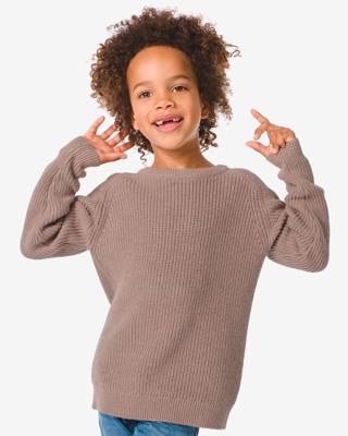 HEMA Kindertrui Gebreid Beige (beige) HEMA Kindertrui Gebreid Beige (beige)
