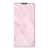 Motorola Moto E32 | Moto E32s Standcase Marble Pink - Origineel Cadeau Vriendin