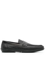 Calvin Klein mocassins à motif monogrammé - Noir