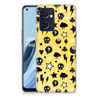 Silicone Back Case OPPO Reno 7 5G | Find X5 Lite Punk Geel