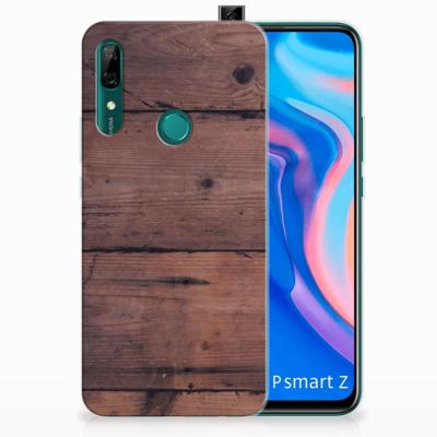 Huawei P Smart Z Bumper Hoesje Old Wood Huawei P Smart Z Bumper Hoesje Old Wood