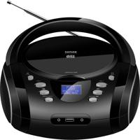 Denver TDB-10 Radio/CD-speler VHF (FM), DAB+ CD, Bluetooth, AUX Wekfunctie Zwart - thumbnail