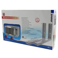 Scanpart Scan Part JT2080 witte Mikrowellenh-houder inclusief montagemateriaal, instelbaar in de diepte van 305-450 mm