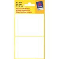 Avery Multipurpose Labels, White 77 x 59 etiket