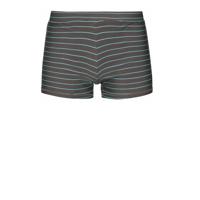 Protest gestreepte zwemboxer Claude donkergrijs