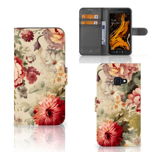 Hoesje voor Samsung Galaxy Xcover 4 | Xcover 4s Bloemen