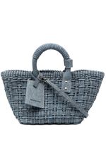 Balenciaga sac cabas Bistro en jean - Bleu