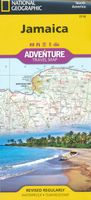 Wegenkaart - landkaart Adventure Map Jamaica | National Geographic