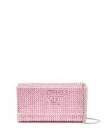 Amina Muaddi mini pochette Paloma à ornements en cristal - Rose - thumbnail