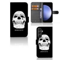 Telefoonhoesje met Naam Samsung Galaxy S23 FE Skull Eyes - thumbnail