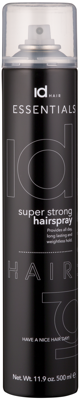 IdHAIR Essentials Strong Hold Hairspray haarspray Vrouwen 500 ml