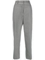 Haider Ackermann pantalon droit à motif géométrique - Blanc - thumbnail