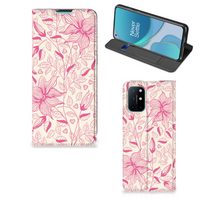 OnePlus 8T Smart Cover Pink Flowers