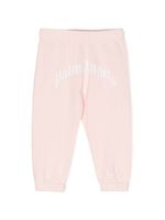 Palm Angels Kids pantalon de jogging à logo incurvé - Rose