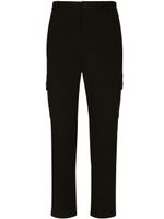 Dolce & Gabbana pantalon en jersey à poches cargo - Noir