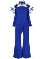 JEAN-LOUIS SABAJI Jumpsuit met wijde pijpen - Blauw