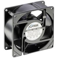 X-Fan RAH9238S1 axiale ventilator 230 V/AC 66 m³/h (L x B x H) 92 x 92 x 38 mm, zwart