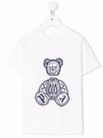 Palm Angels Kids t-shirt Paisley Bear en coton - Blanc - thumbnail