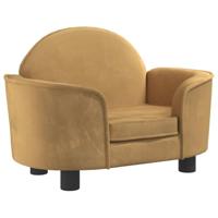 vidaXL Hondenmand 66x40x45 cm fluweel bruin